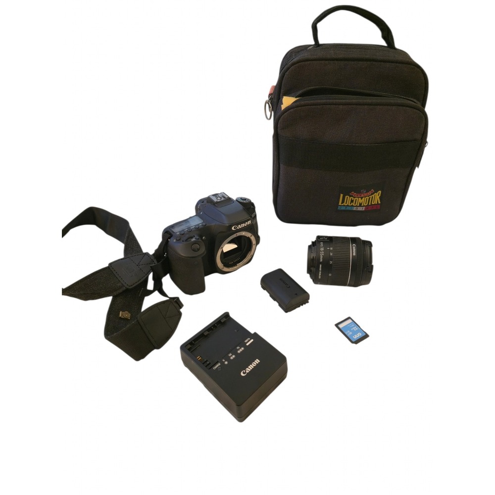 Canon EOS 80D DSLR Camera with EF-S 18-55mm IS STM Lens Bundle 32GB SD Card Bag